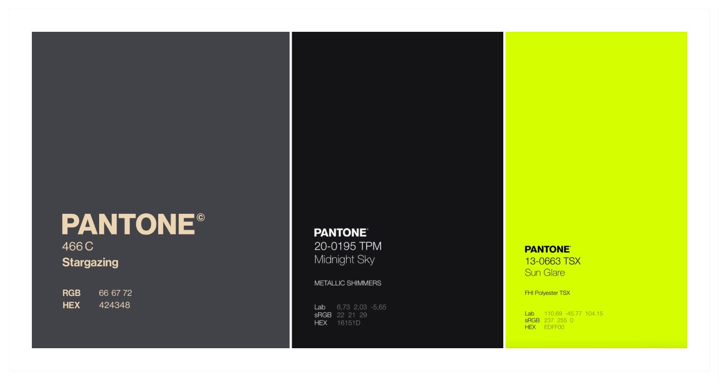 Seção Colors do style guide — paletas de cor em blocos, com as escalas primária, secundária e terciária lado a lado