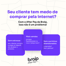 Peça social — Braip After Pay