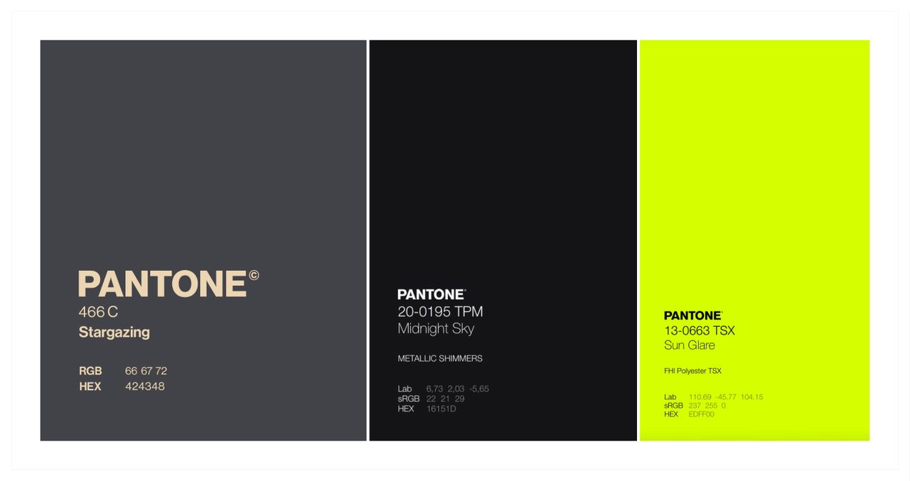 Seção Colors do style guide — paletas de cor em blocos, com as escalas primária, secundária e terciária lado a lado